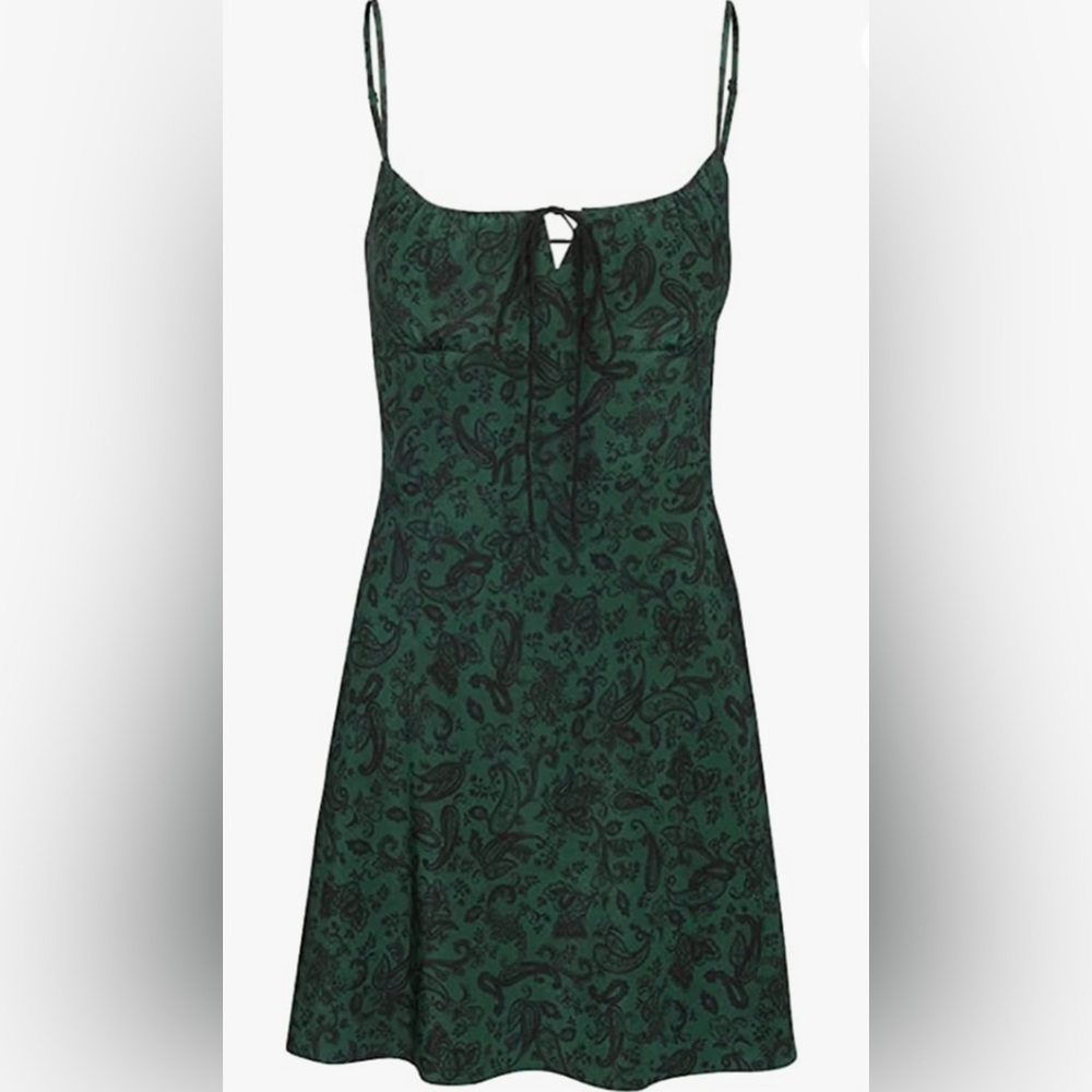 Trendy green dress